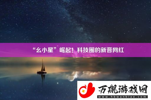 “幺小星”崛起！科技圈的新晋网红