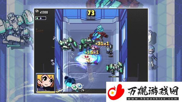 快节奏街机动作游戏ARMED-DECOBOT上线Steam页面！