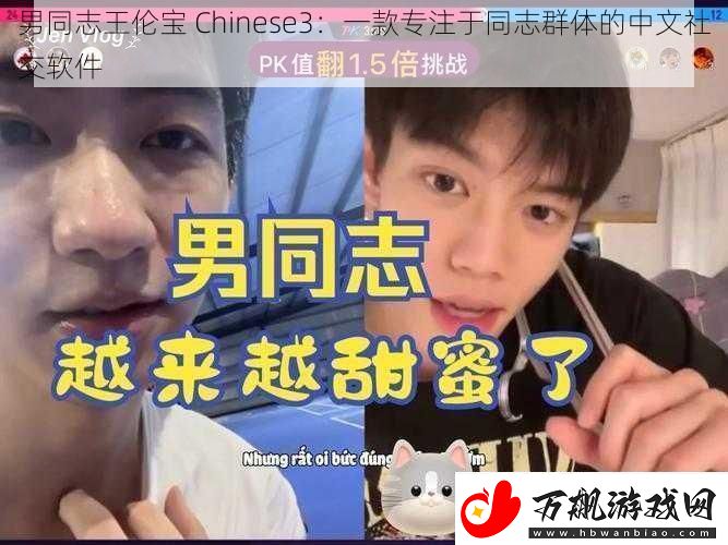 男同志王伦宝-Chinese3：一款专注于同志群体的中文社交软件