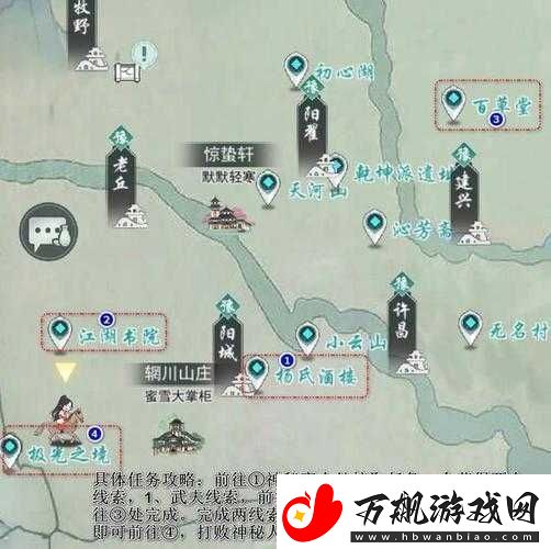 江湖悠悠侠道-1-9-地图及任务攻略详析