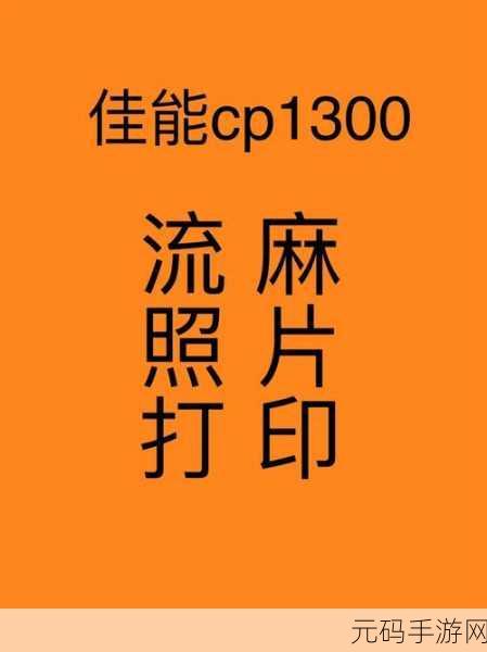 佳能cp1300，佳能CP1300：轻松打印，瞬间留住美好回忆