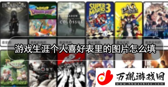 游戏生涯个人喜好表怎么制作-游戏生涯个人喜好表怎么写